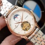 Best Replica Vacheron Constantin Moon phase Watch 2-Tone Rose Gold 42mm